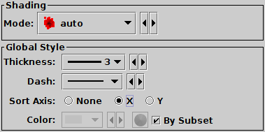 Lines form configuration panel