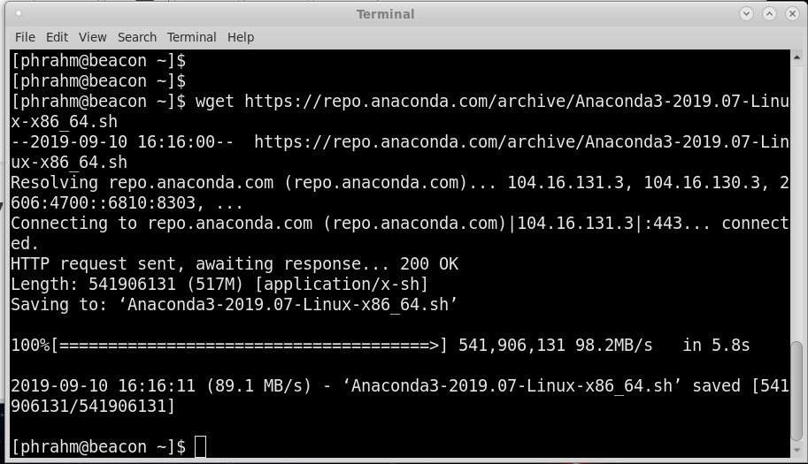 Anaconda web page