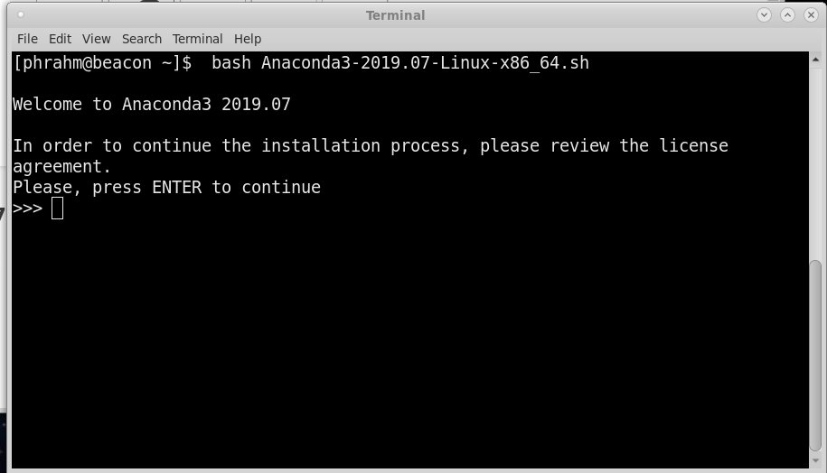 Anaconda web page