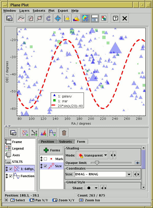 Plane Plot Window