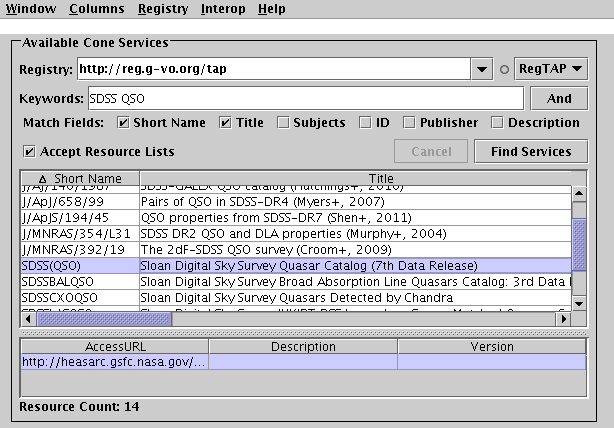 Registry Query Panel