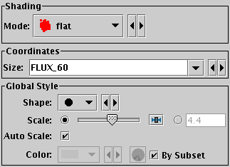 Size form configuration panel